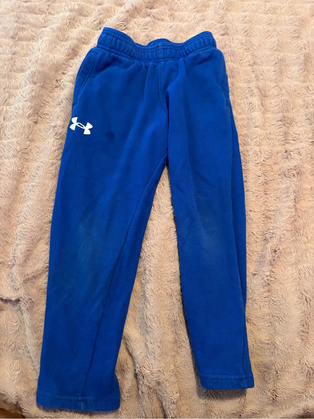 Under Armour Royal Blue Fleece Joggers for Kids
